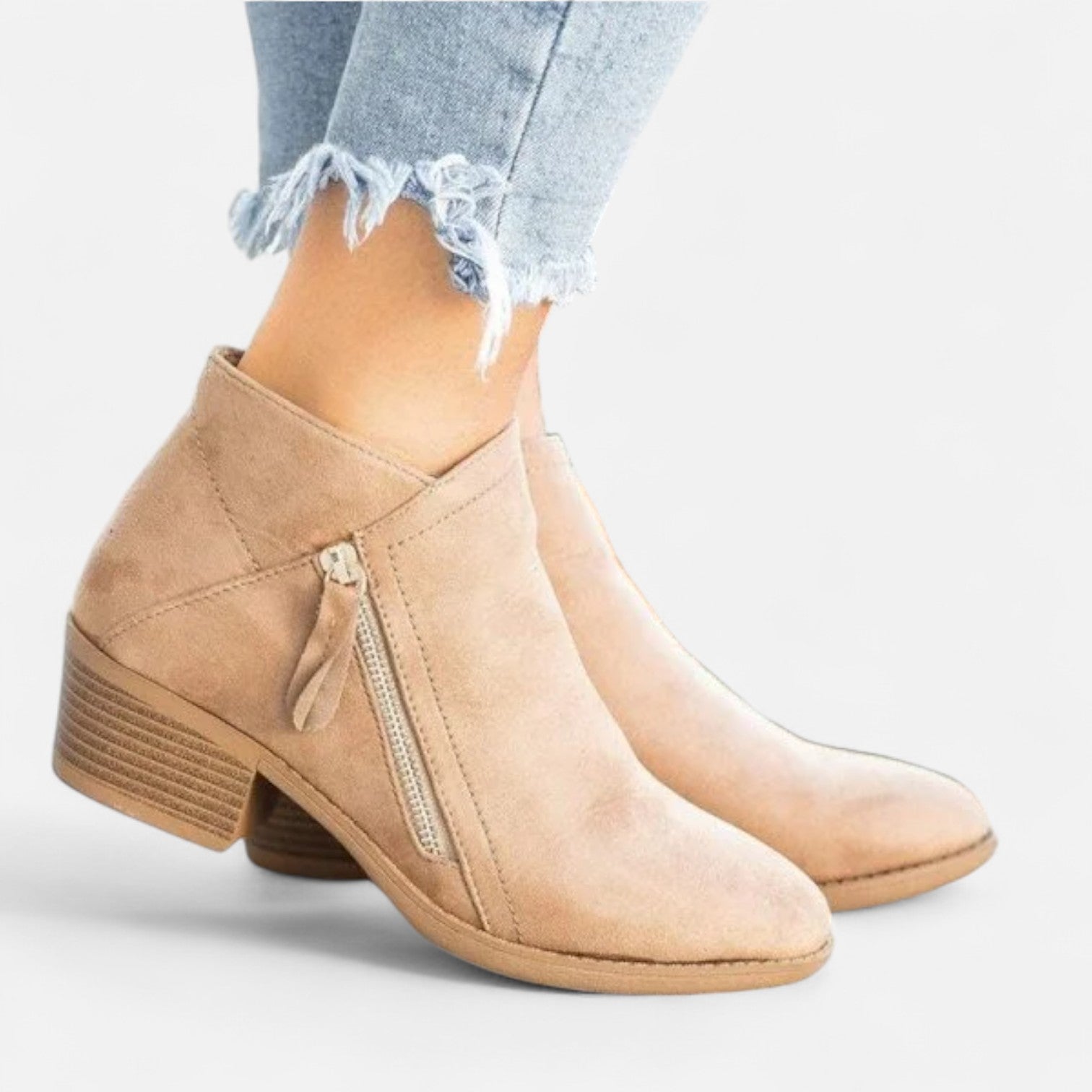 Devinton | Women's Orthopedic Leather Boots – Therapeutic Comfort, Sophisticated Style