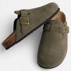 Herre Clogs Ruskind Spænde Sommer Komfort Slip On