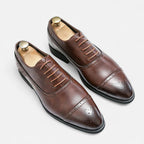 Herre Oxford Sko Brogue Detalje Formel Bryllup Smart