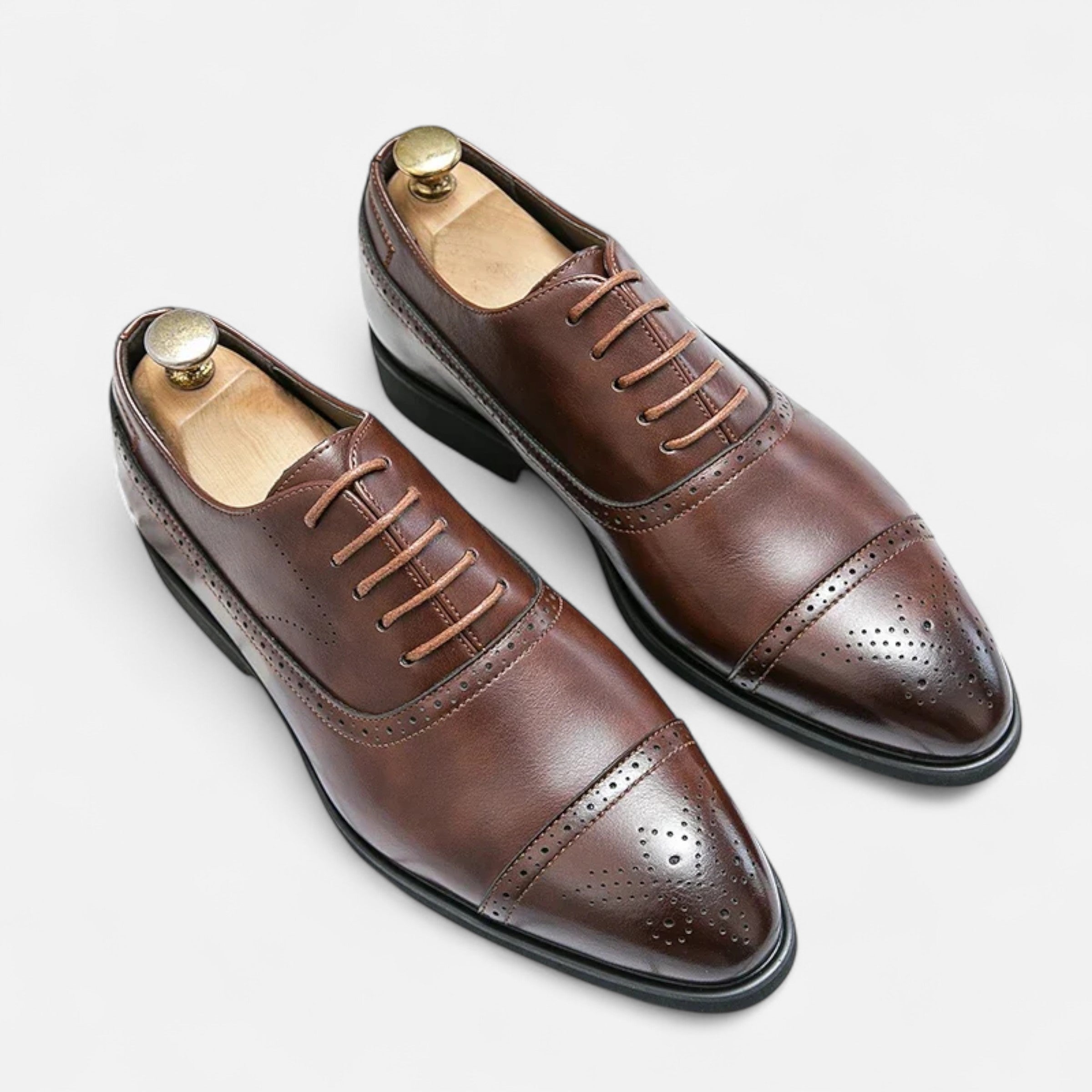 Herre Oxford Sko Brogue Detalje Formel Bryllup Smart