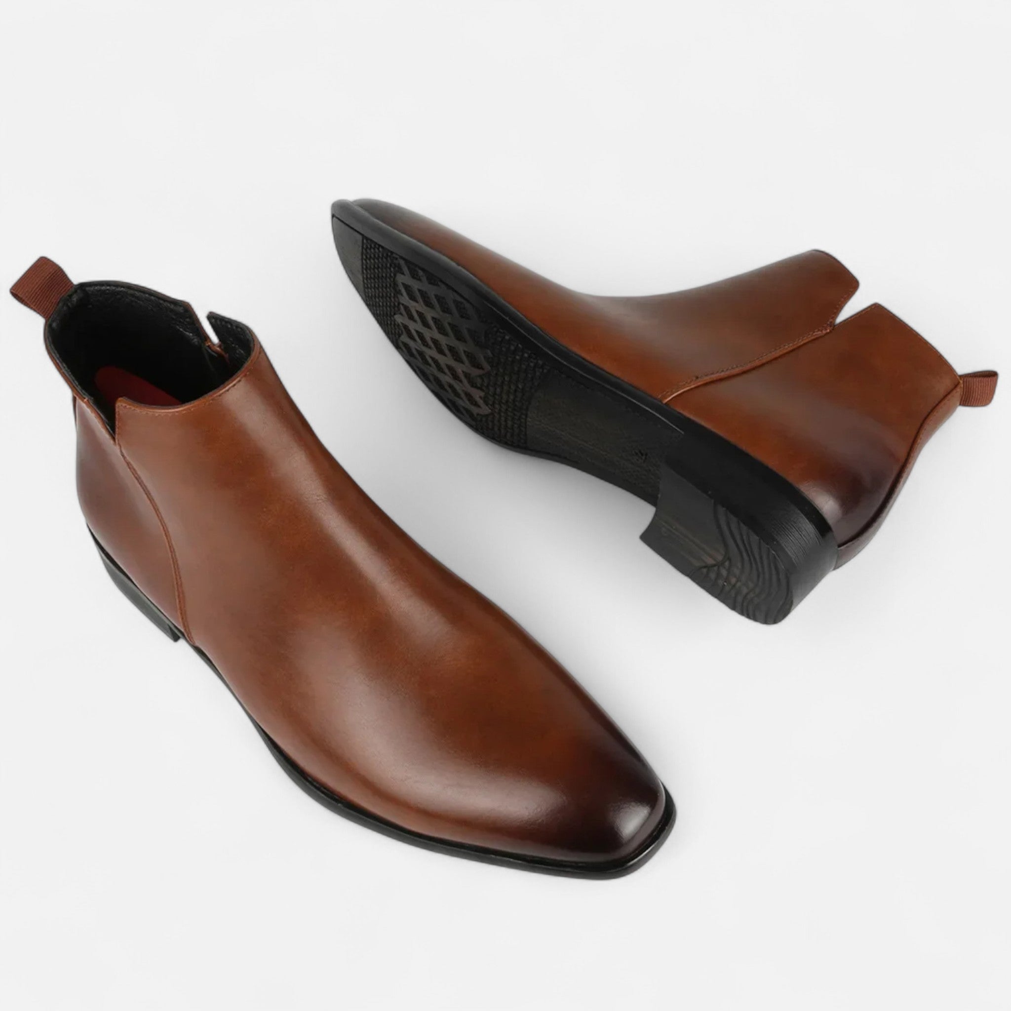 Devinton | Men’s Square-Toe Chelsea Boots