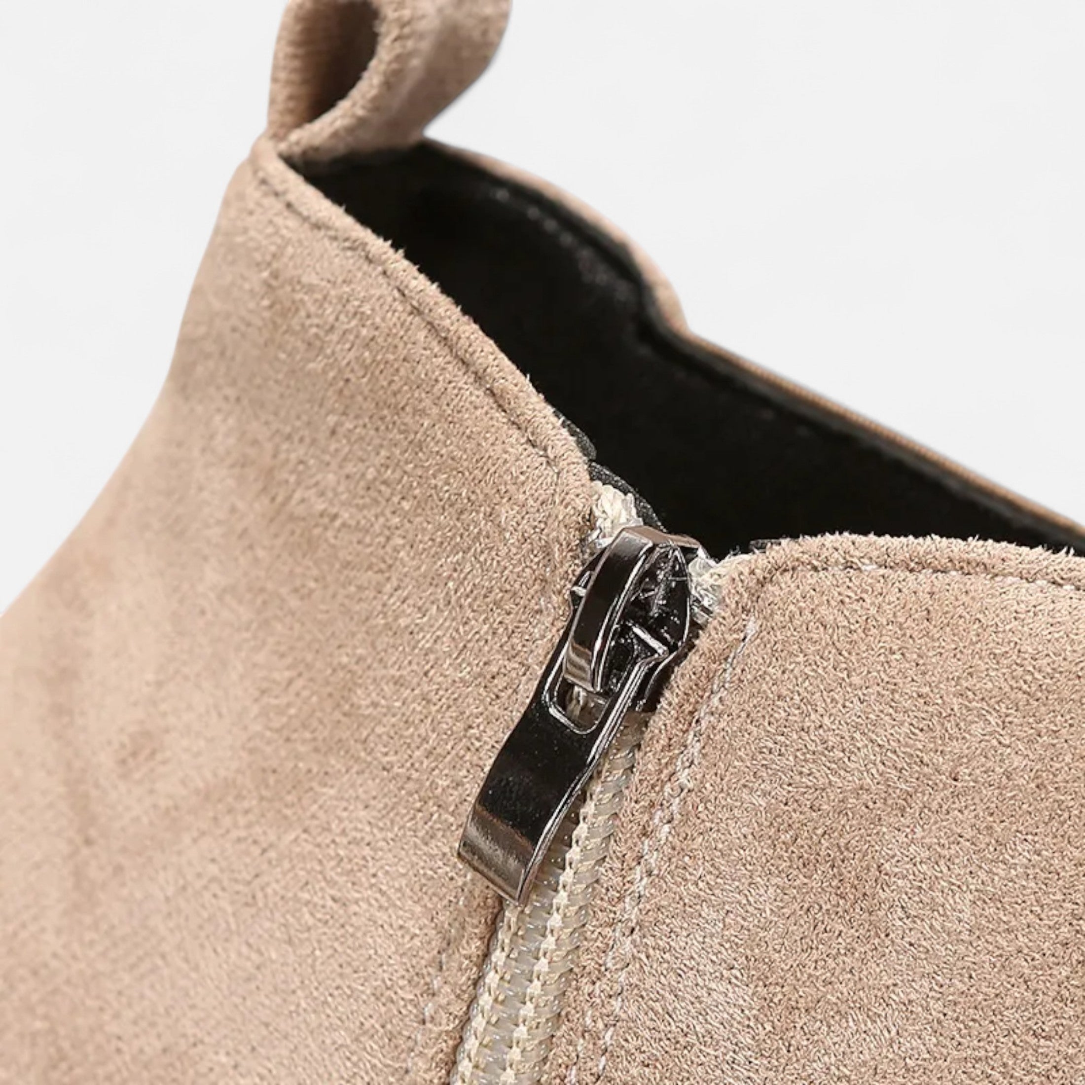 Devinton | Women's Mid-Heel Chelsea Boots in Suede