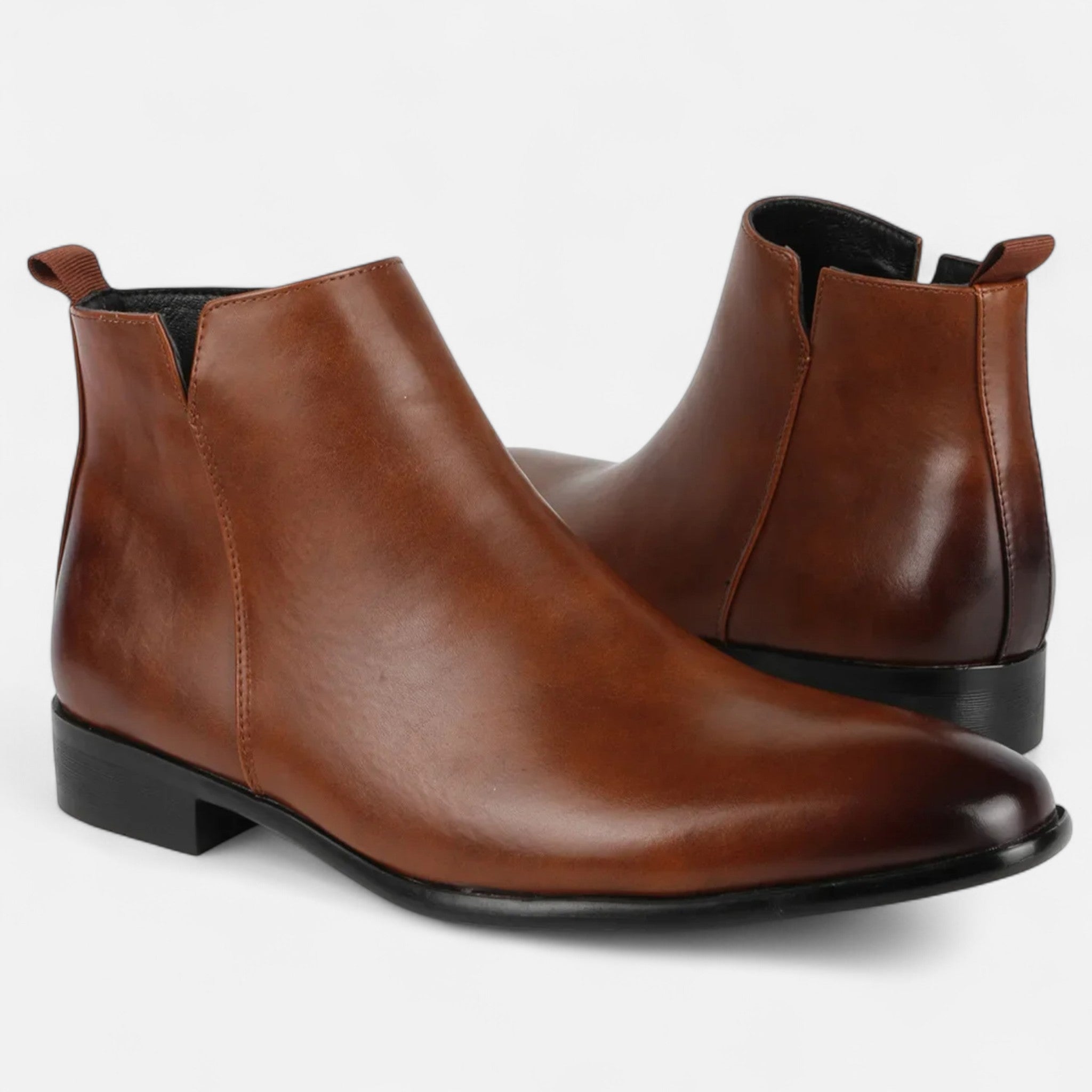 Devinton | Men’s Square-Toe Chelsea Boots