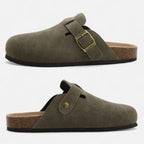 Herre Clogs Ruskind Spænde Sommer Komfort Slip On