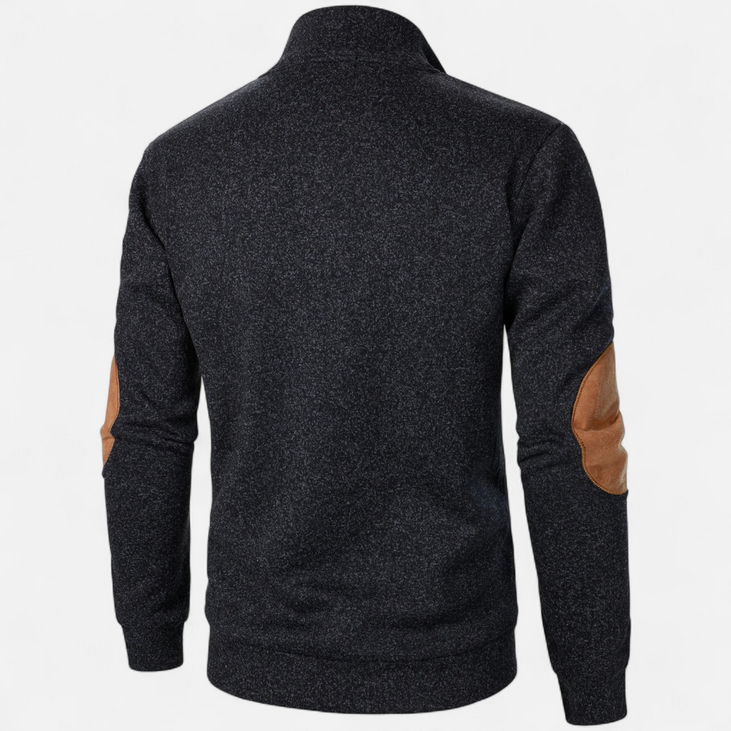 Devinton | Men’s Knitted Jumper – Stand Collar Heritage Style