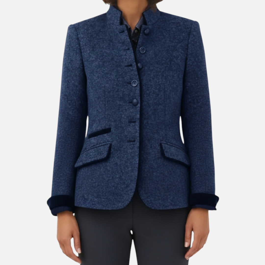 Devinton | Women’s Winter Coat Wool Blend Elegant Style