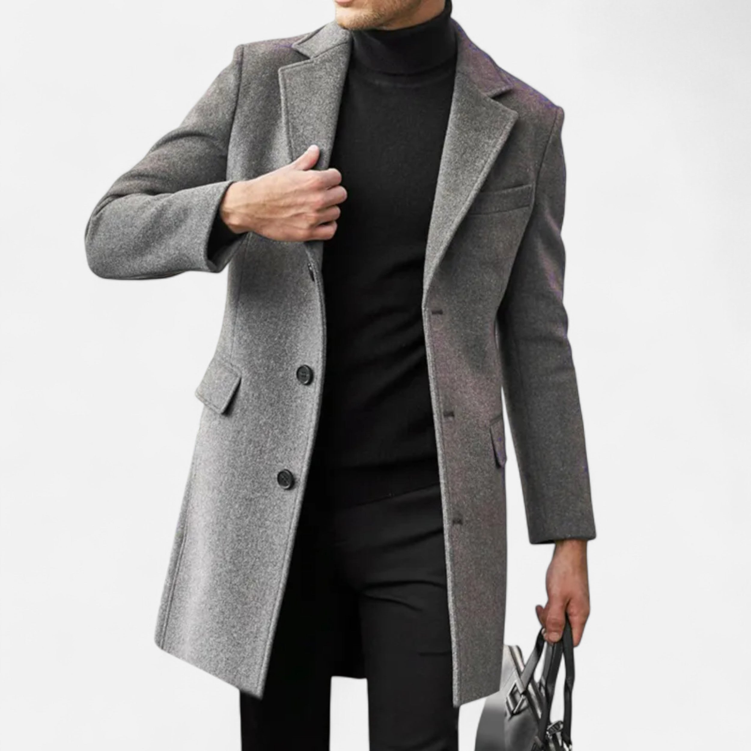 Devinton | Men's Winter Coat, Business Casual Style