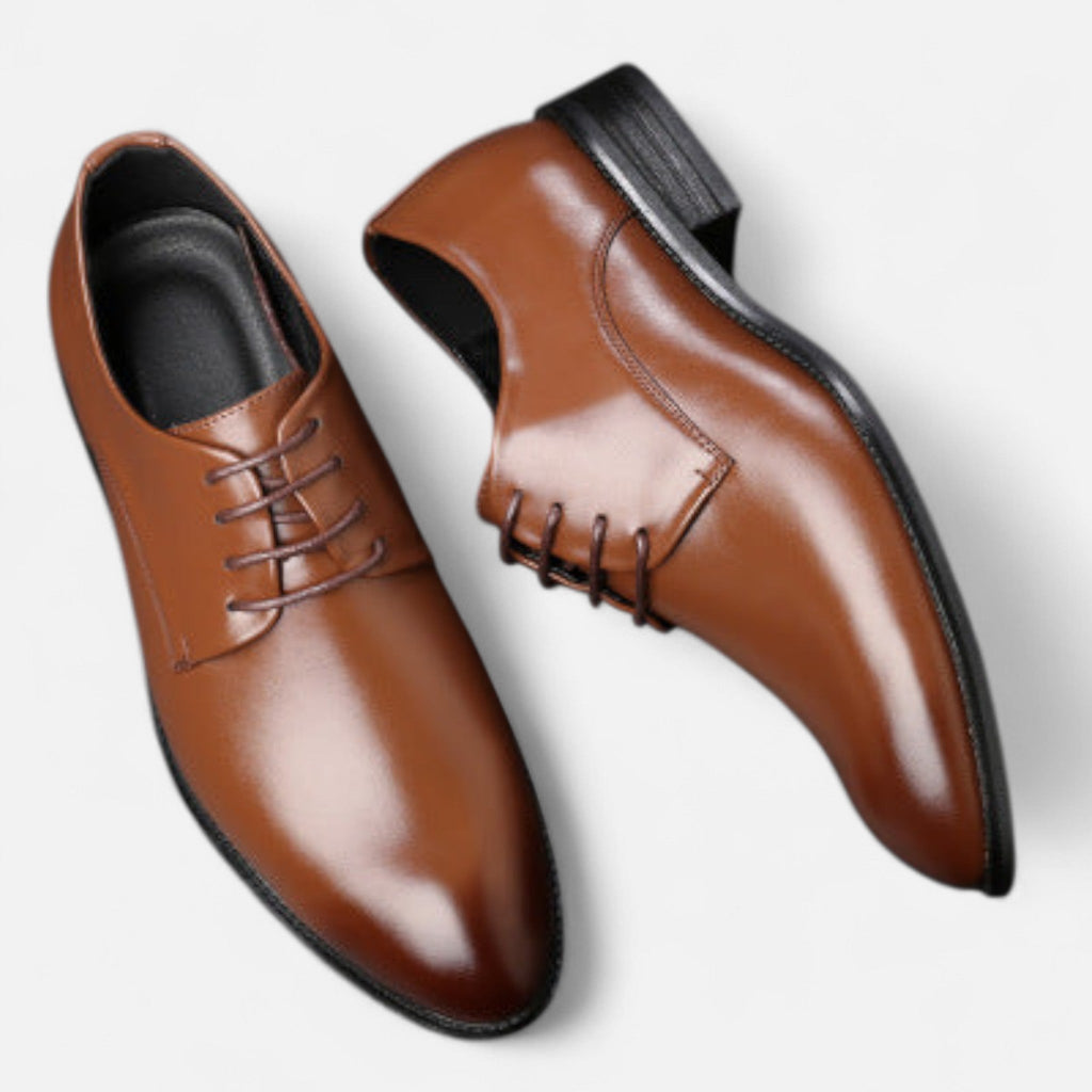 Devinton | Men's Elegant Winter Shoes with Classic Laces