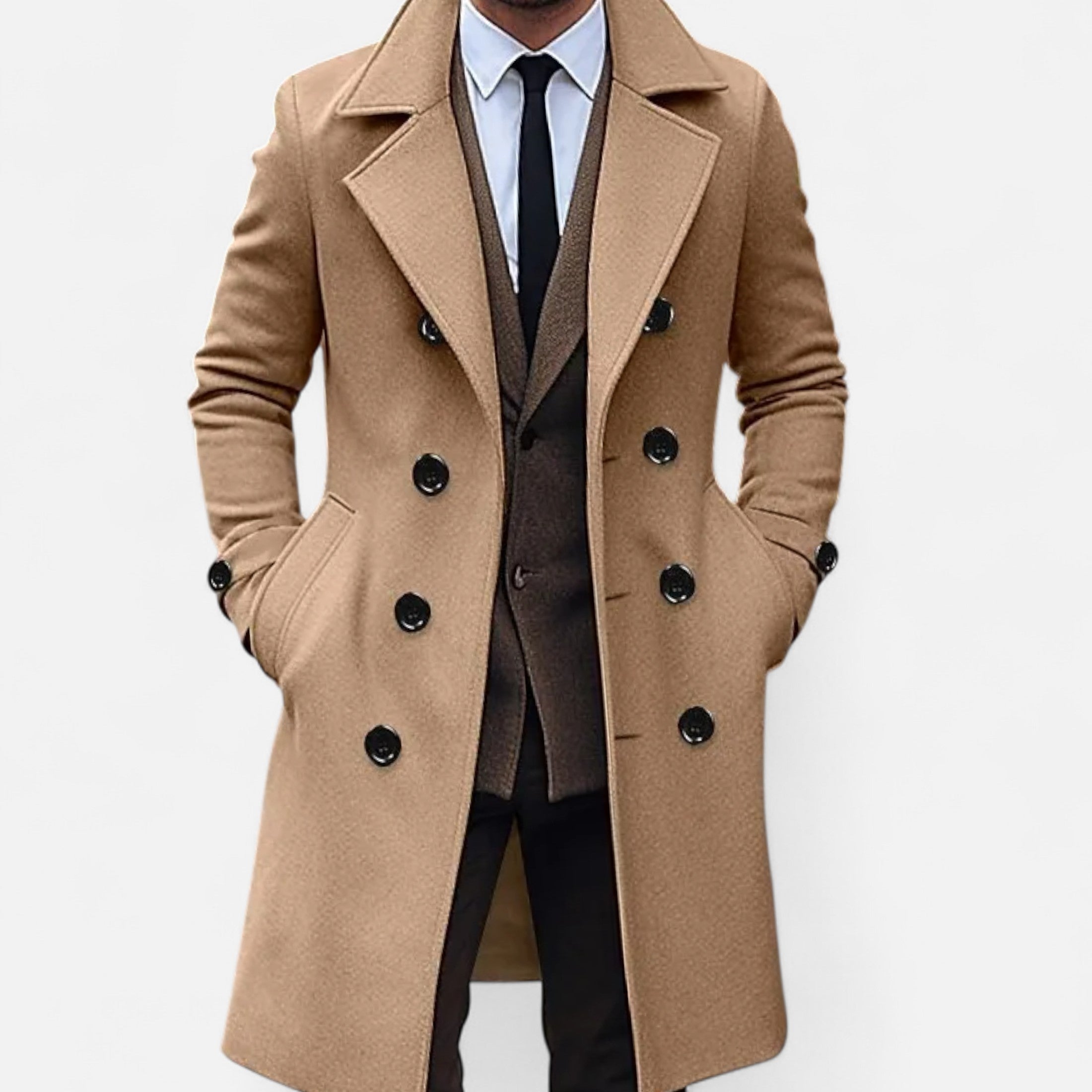 Devinton | Men's Double-Breasted Winter Coat