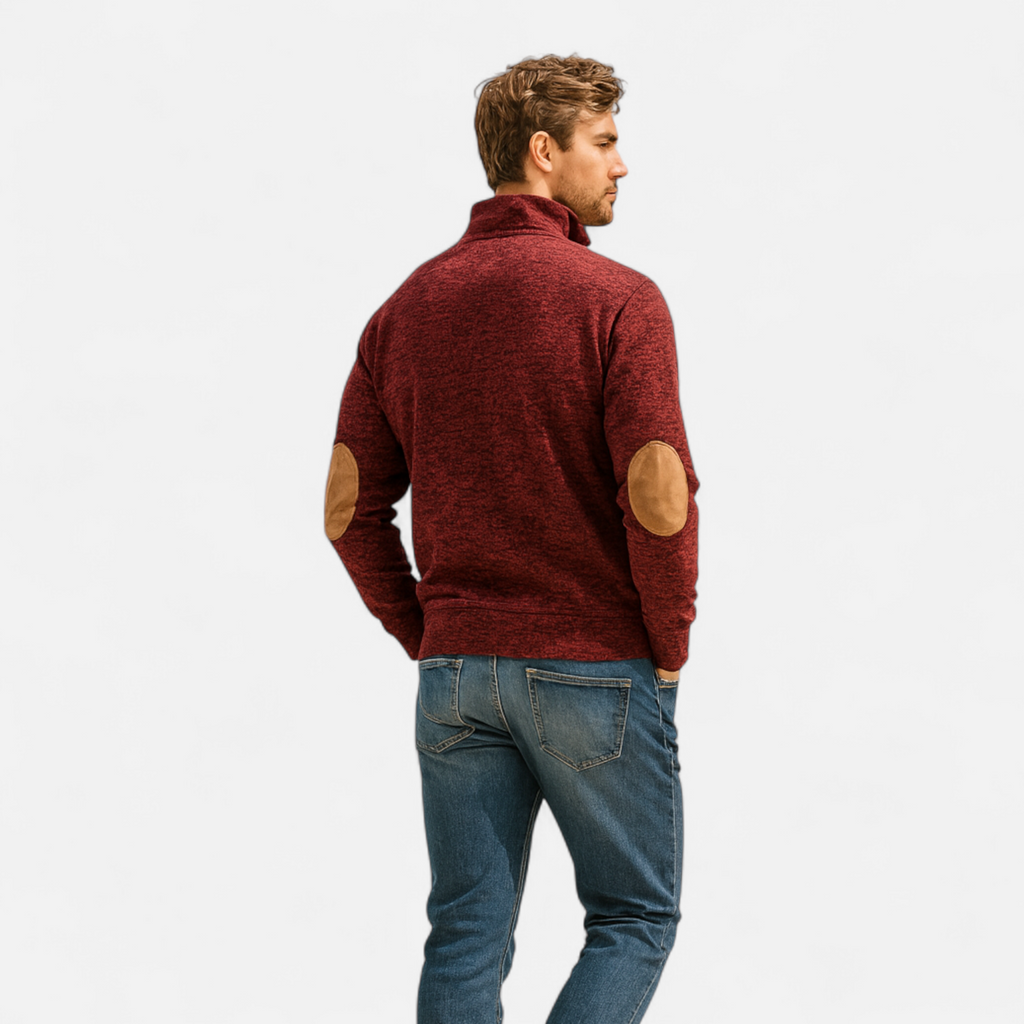 Devinton | Men’s Knitted Jumper – Stand Collar Heritage Style