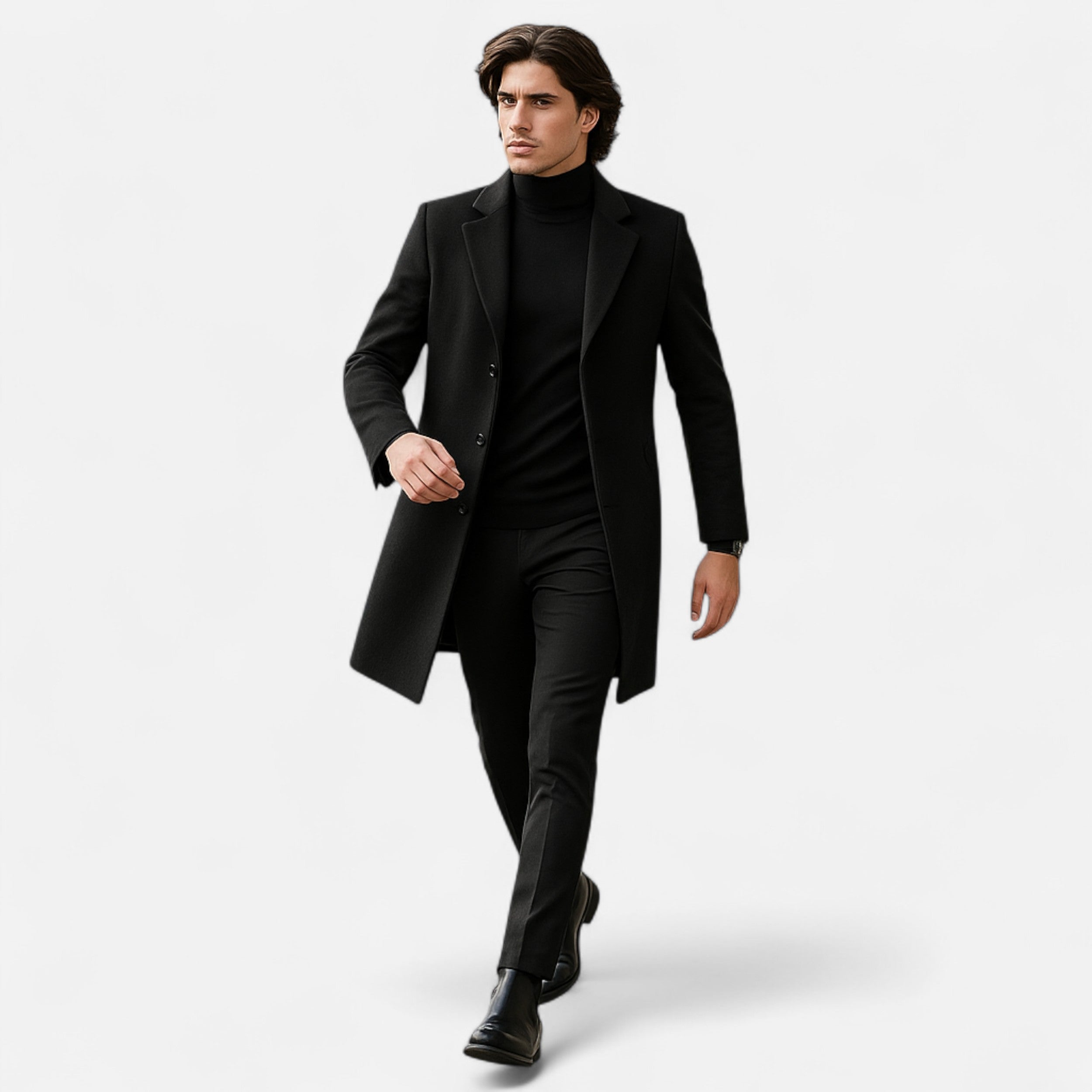 Devinton | Men's Winter Coat, Business Casual Style