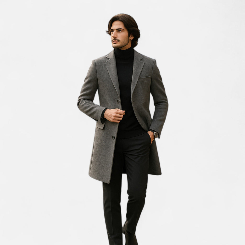 Devinton | Men's Winter Coat, Business Casual Style