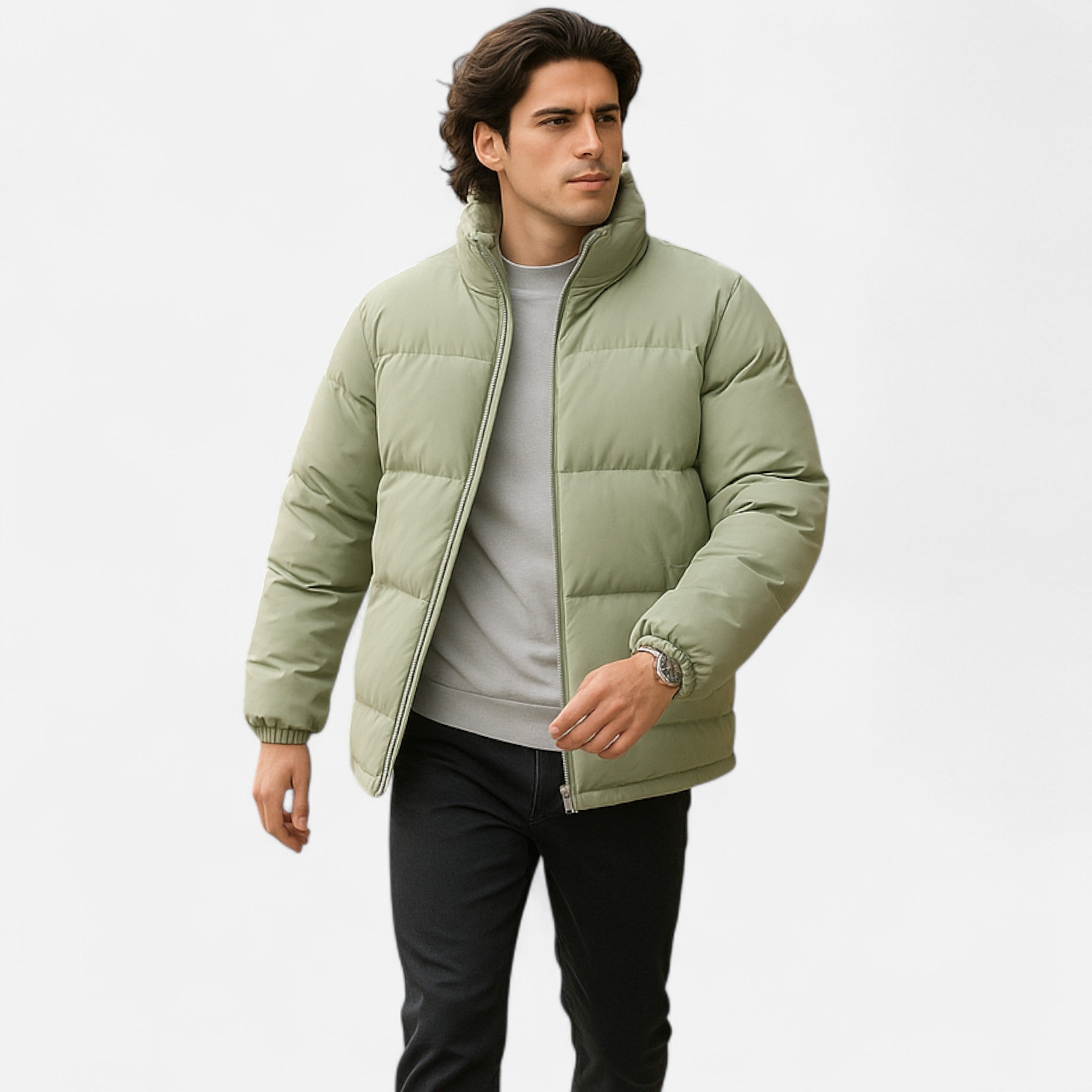 Devinton | Men's Plus Size Winter Quilted Jacket Waterproof and Warm