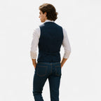 Herre Vest Tweed Vintage Bryllup Fest