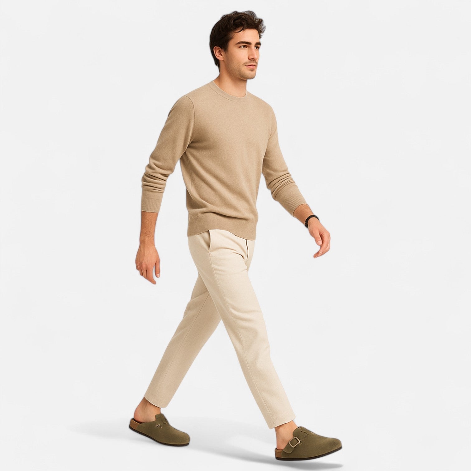 Herre Clogs Ruskind Spænde Sommer Komfort Slip On