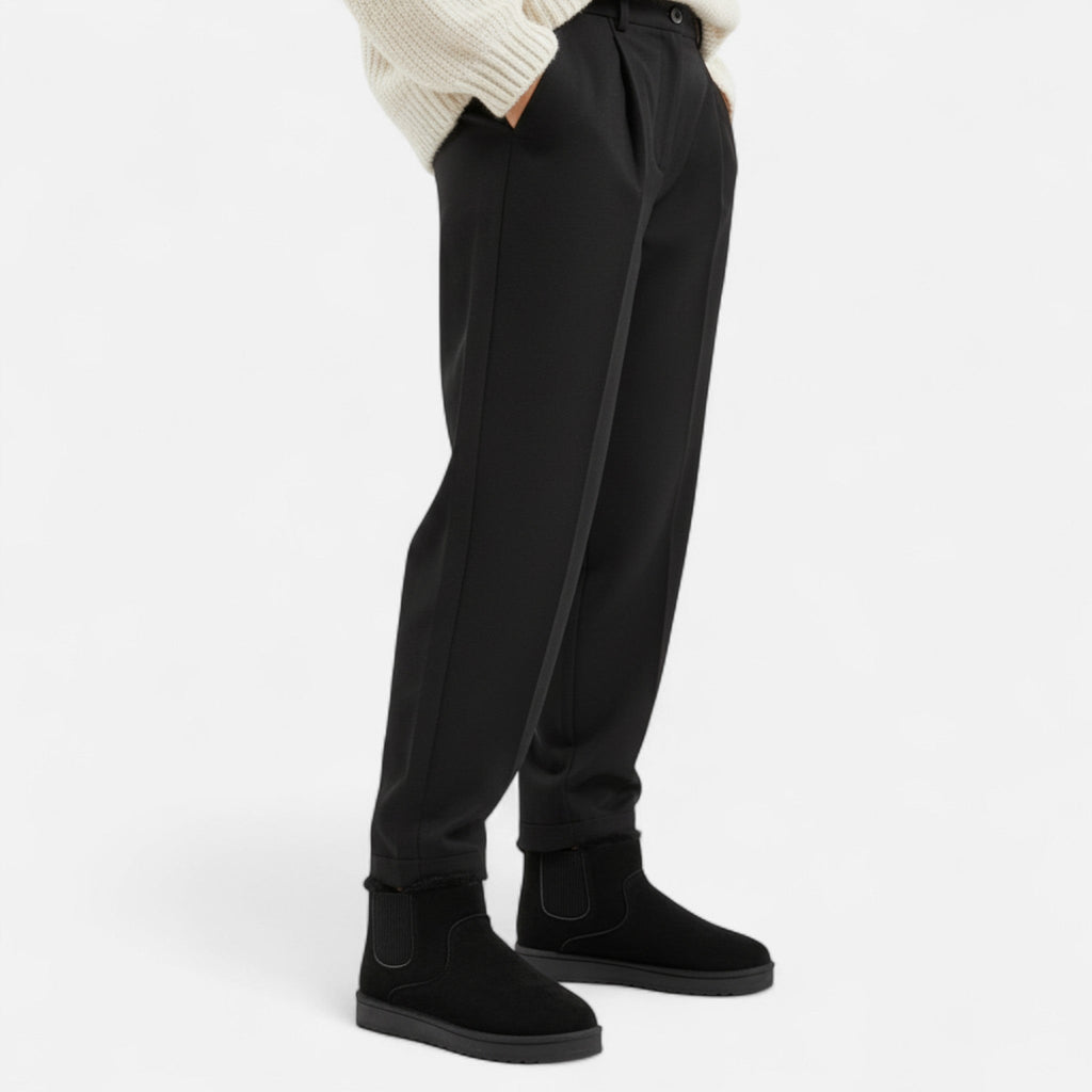 Devinton | Women's Winter Ankle Boots with Thick Sole and Elegant Design