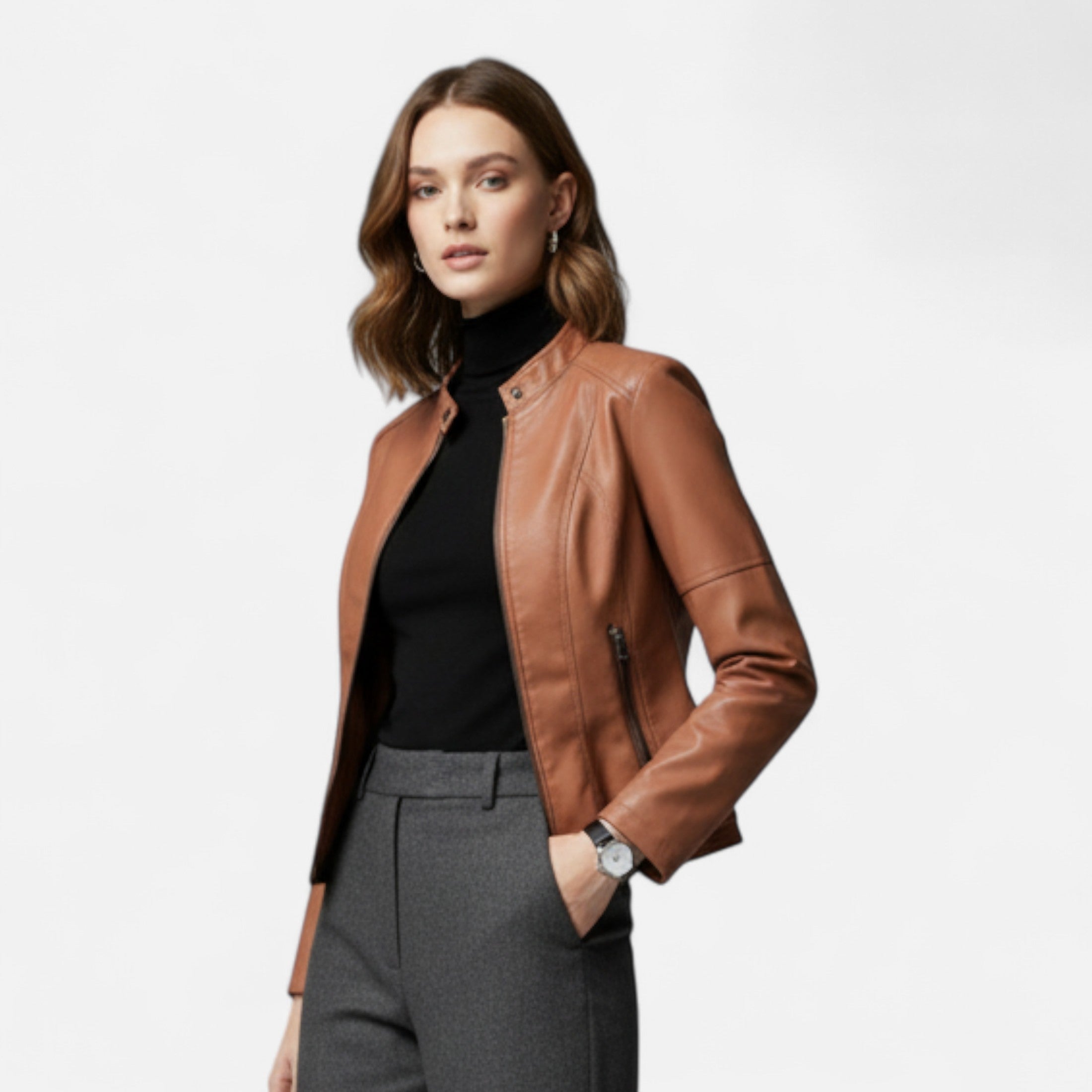 Devention | Women’s Leather Jacket– Heritage Chic