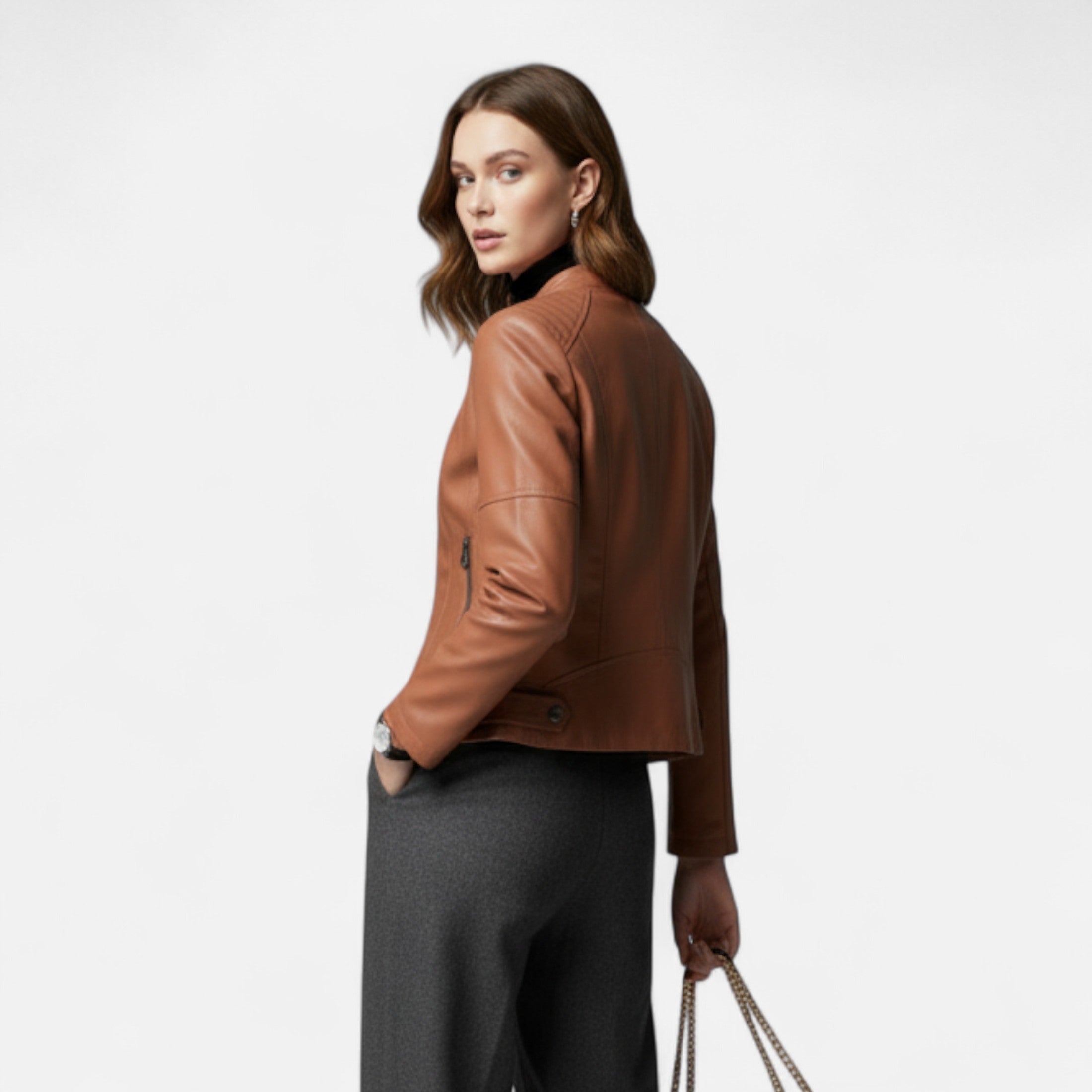 Devention | Women’s Leather Jacket– Heritage Chic