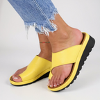 Dame Sandaler Platform Tå Separator Blød Sål Komfort Sommer