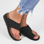 Dame Sandaler Platform Tå Separator Blød Sål Komfort Sommer