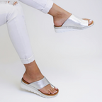 Dame Sandaler Platform Tå Separator Blød Sål Komfort Sommer