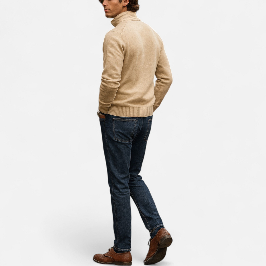 Devinton | Men’s Cashmere Zip Jumper