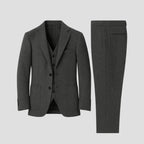 Herre Jakkesæt Tweed Tre-delt Slim Fit Bryllup