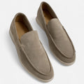 Herre Loafers Ruskind Slip On Komfort Smart Casual
