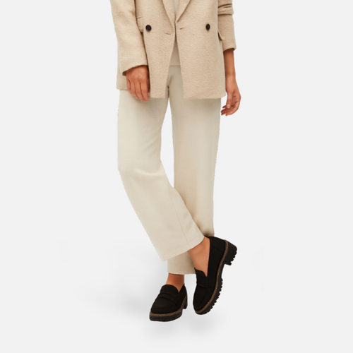 Dame Loafers Ruskind Platform Sål Penny Loafer Komfort