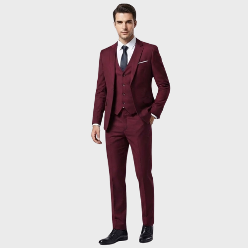 Herre Tre-delt Jakkesæt Slim Fit Formel Bryllup