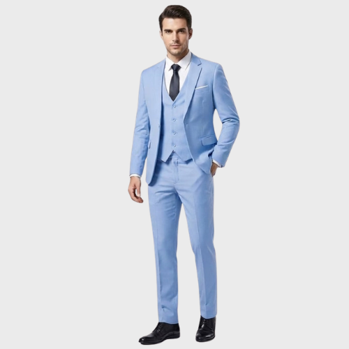 Herre Tre-delt Jakkesæt Slim Fit Formel Bryllup