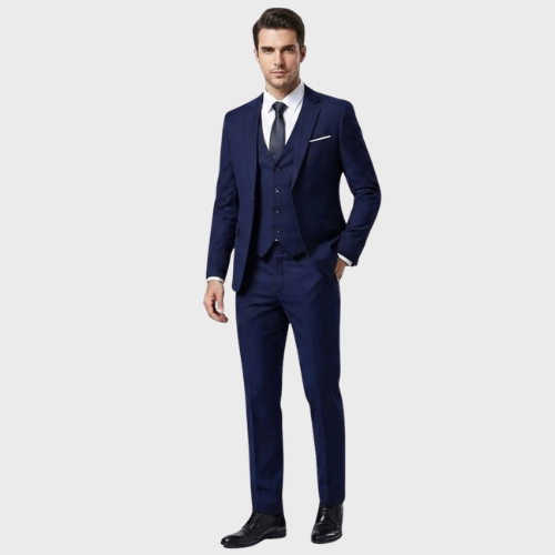 Herre Tre-delt Jakkesæt Slim Fit Formel Bryllup
