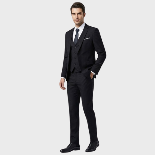 Herre Tre-delt Jakkesæt Slim Fit Formel Bryllup