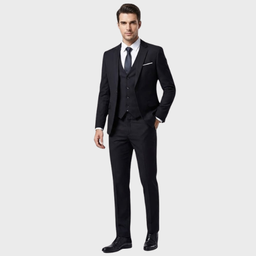 Herre Tre-delt Jakkesæt Slim Fit Formel Bryllup