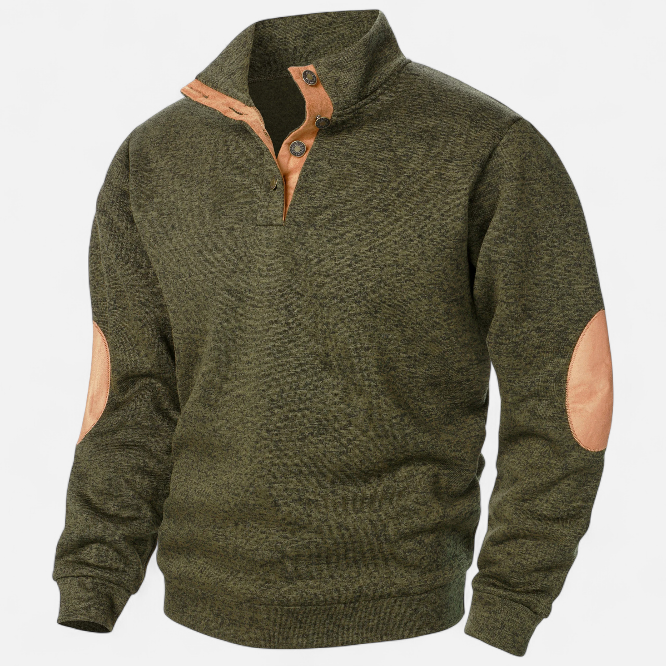 Devinton | Men’s Knitted Jumper – Stand Collar Heritage Style