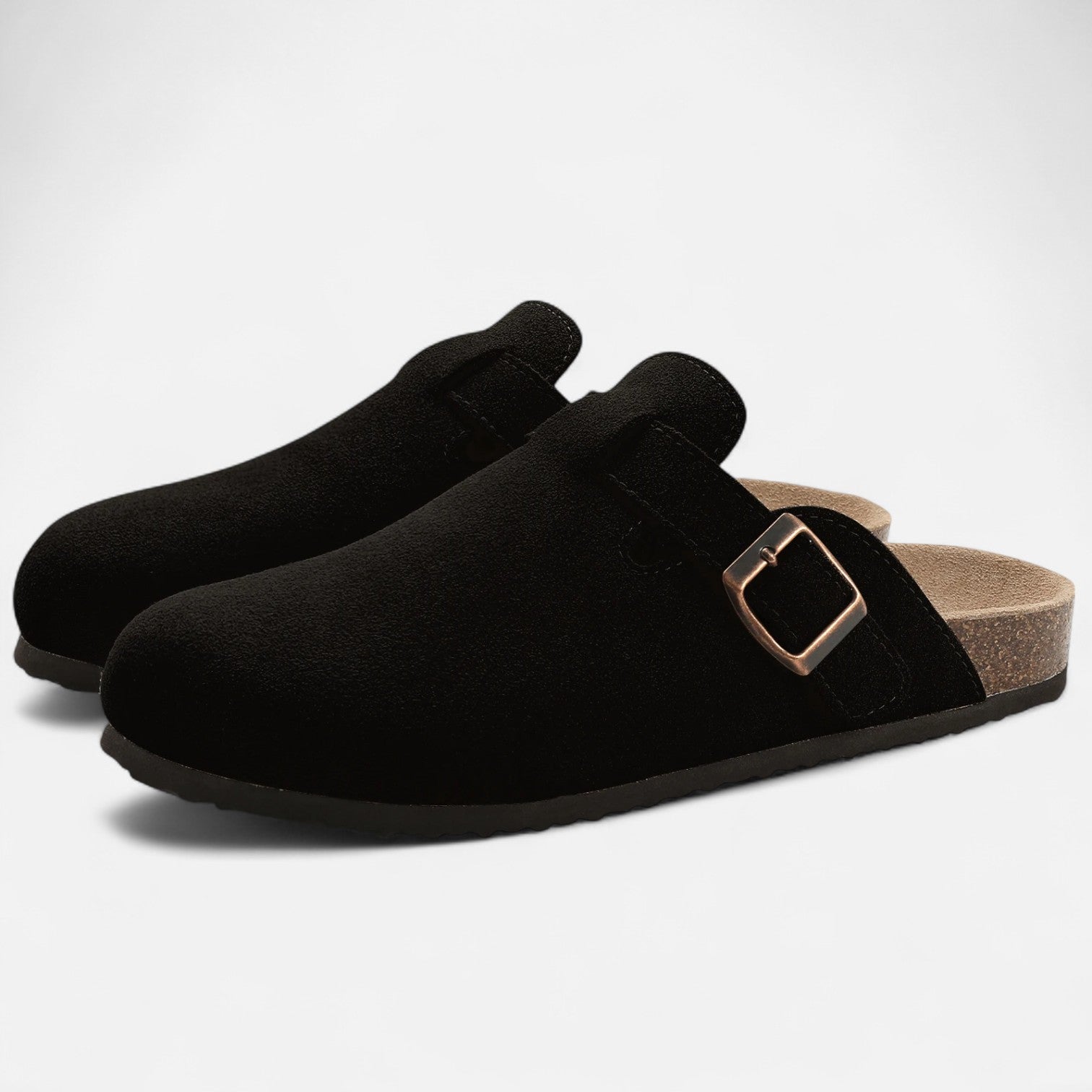 Herre Clogs Ruskind Spænde Sommer Komfort Slip On