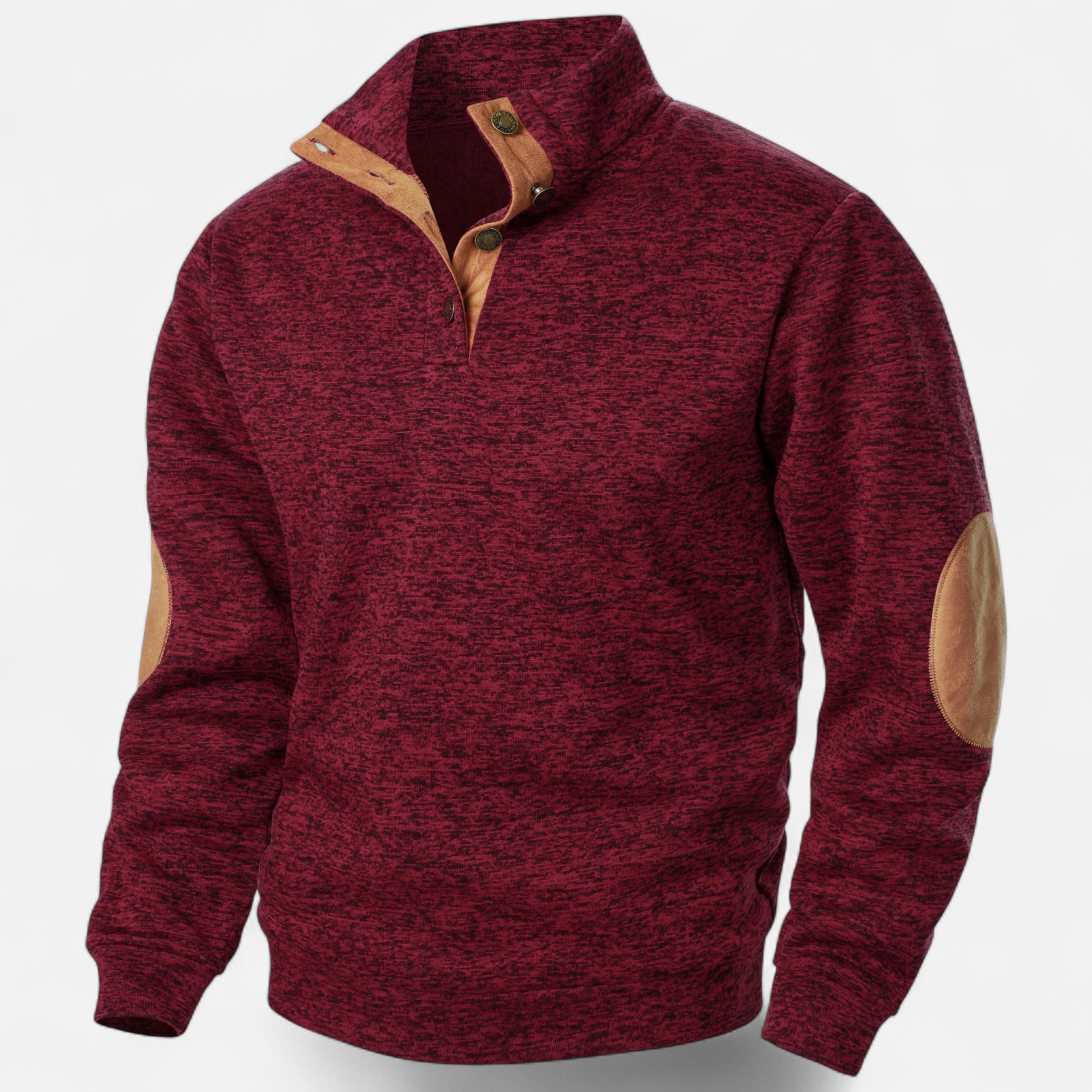 Devinton | Men’s Knitted Jumper – Stand Collar Heritage Style
