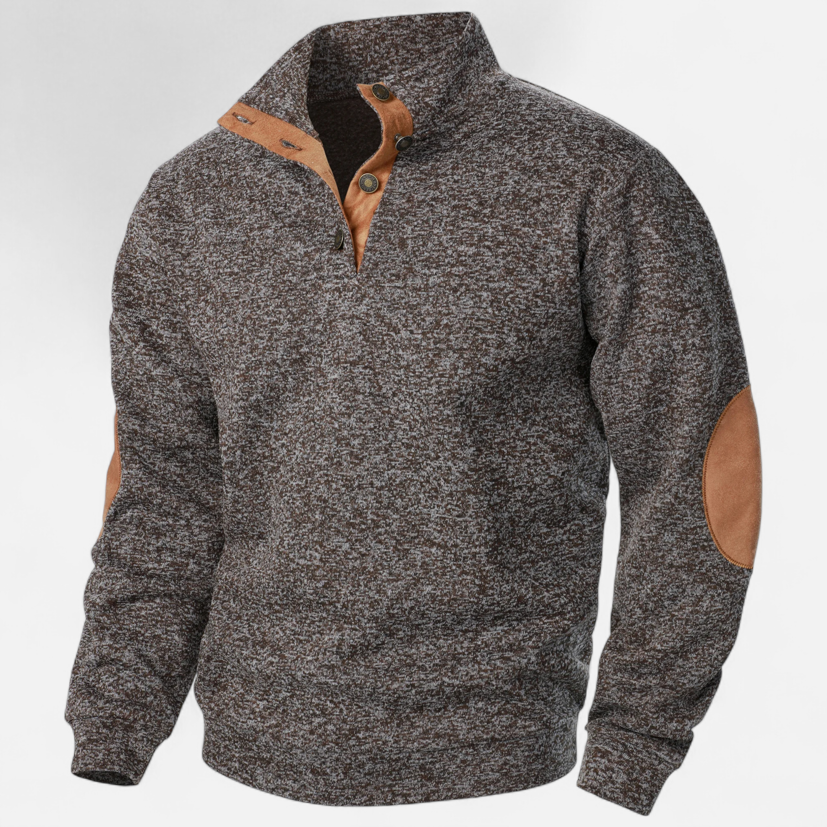 Devinton | Men’s Knitted Jumper – Stand Collar Heritage Style