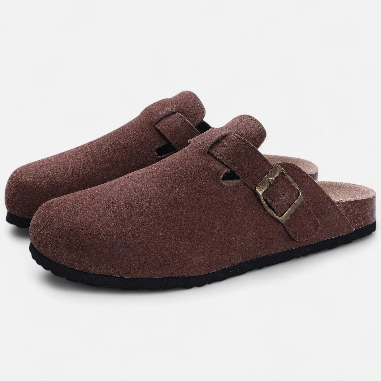 Herre Clogs Ruskind Spænde Sommer Komfort Slip On