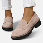 Dame Loafers Ruskind Platform Sål Penny Loafer Komfort