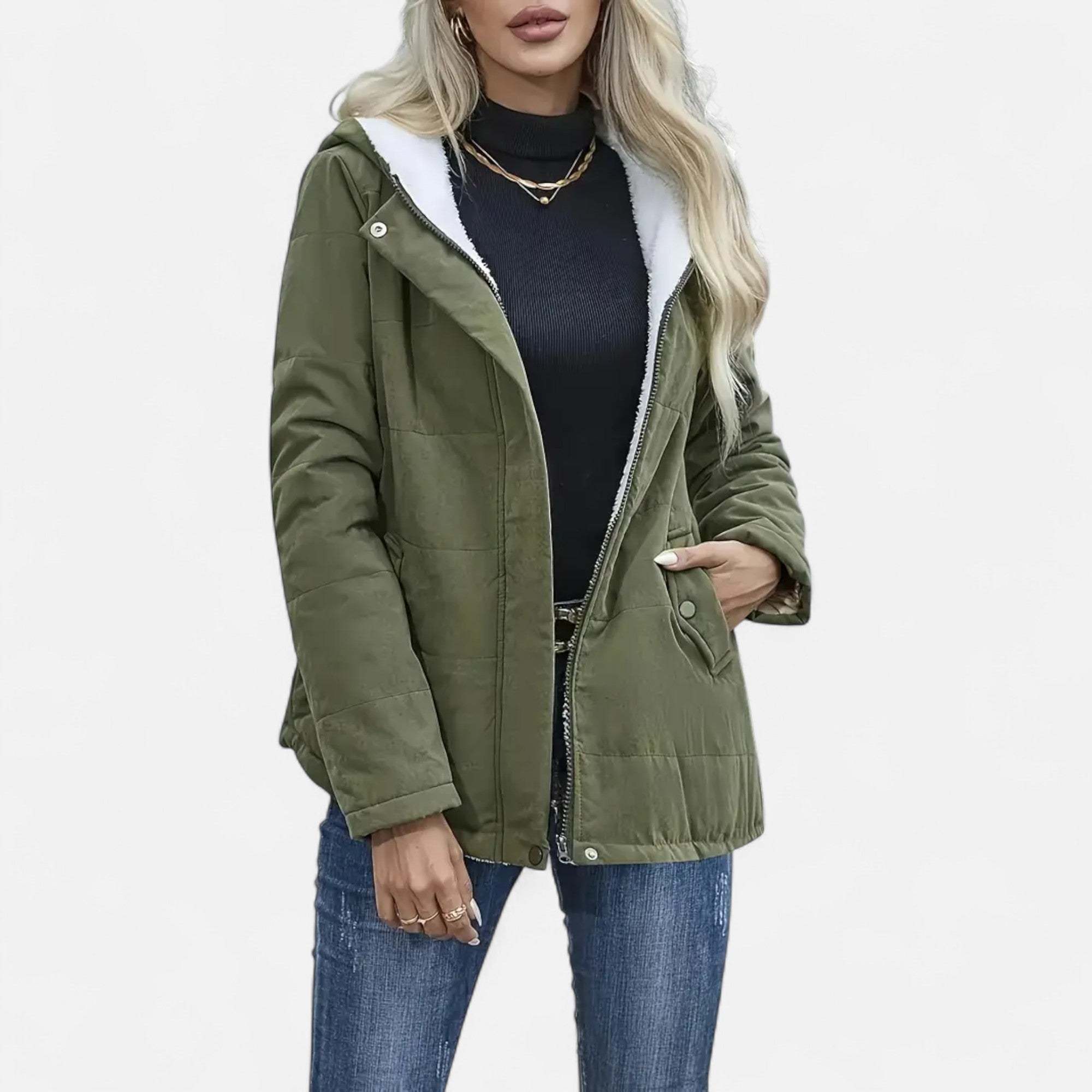 Devinton | Women's Winter Jacket with Fleece Lining