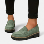 Dame Loafers Ruskind Platform Sål Penny Loafer Komfort