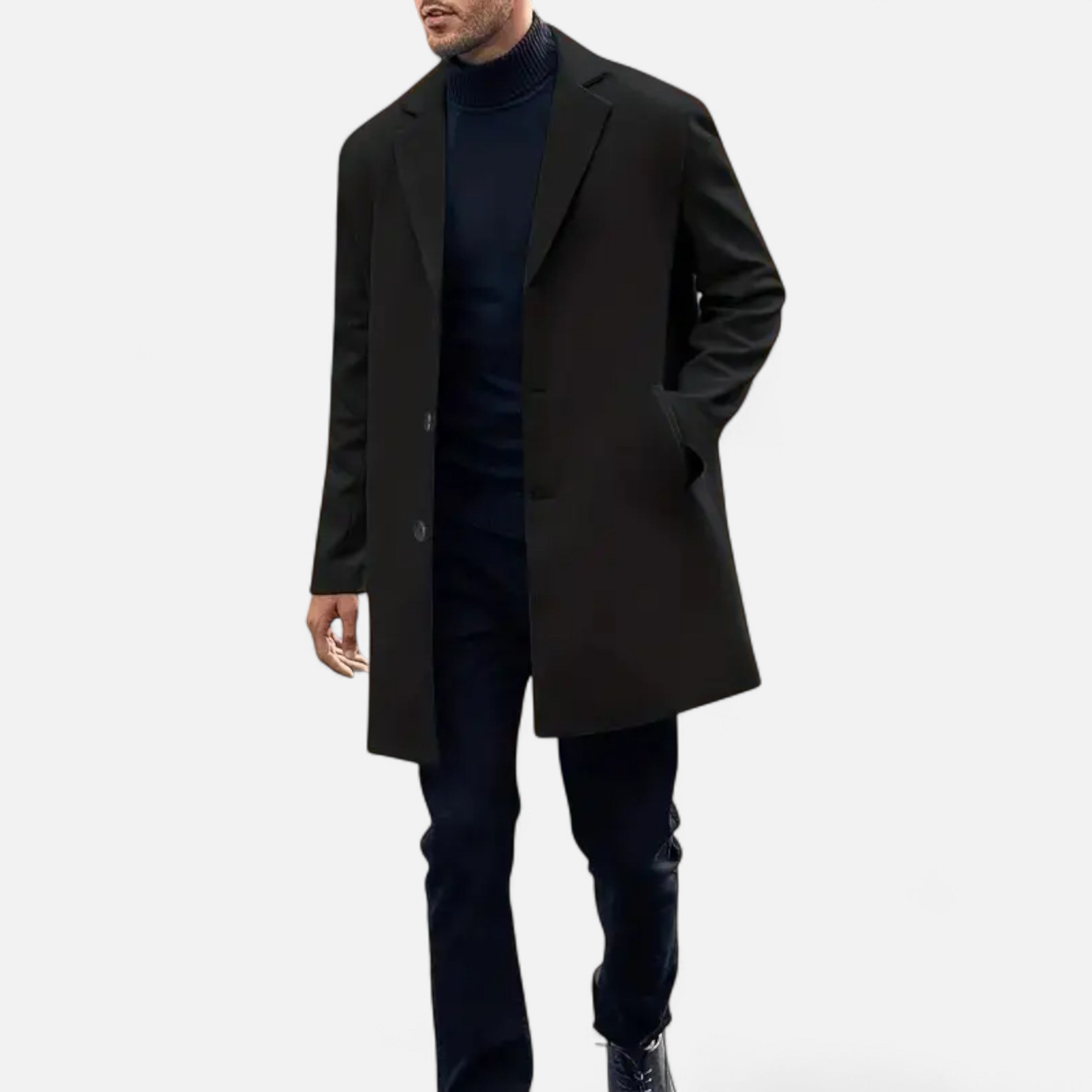 Devinton | Men's Winter Coat, Business Casual Style