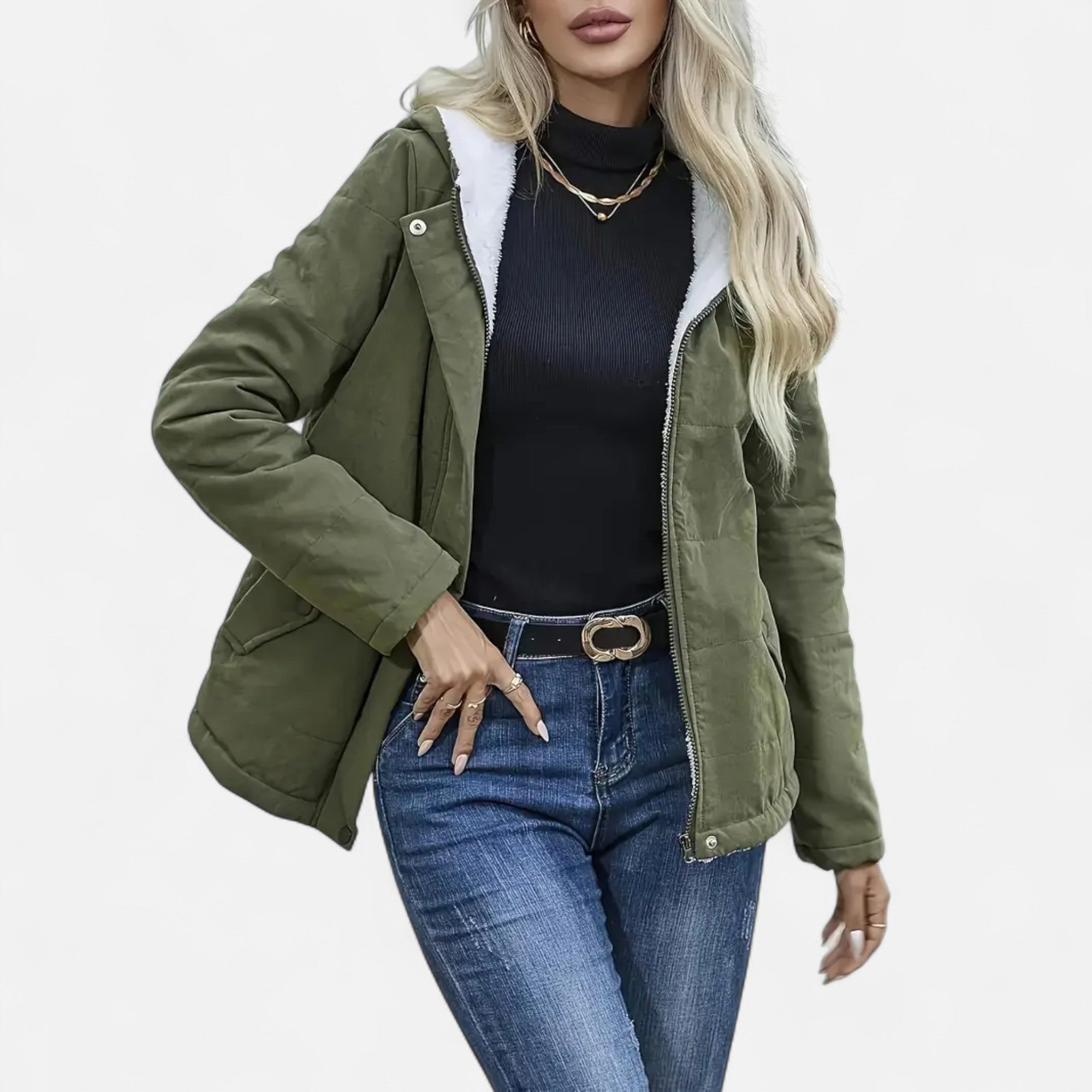 Devinton | Women's Winter Jacket with Fleece Lining