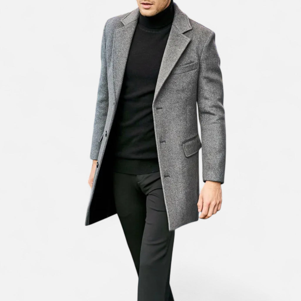 Devinton | Men's Winter Coat, Business Casual Style