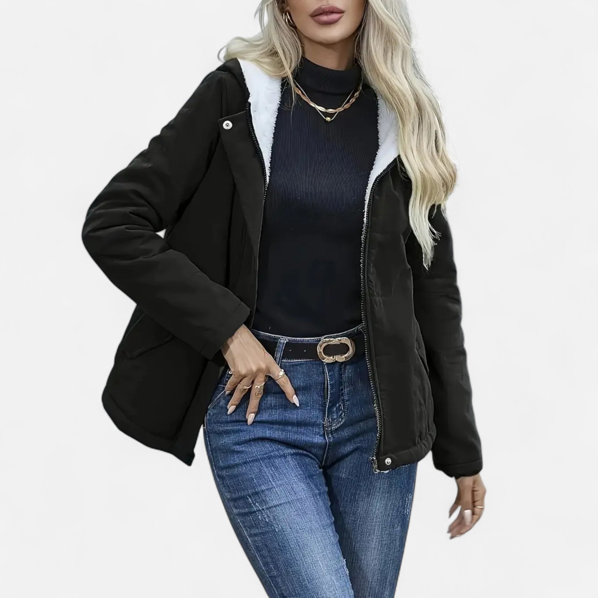 Devinton | Women's Winter Jacket with Fleece Lining