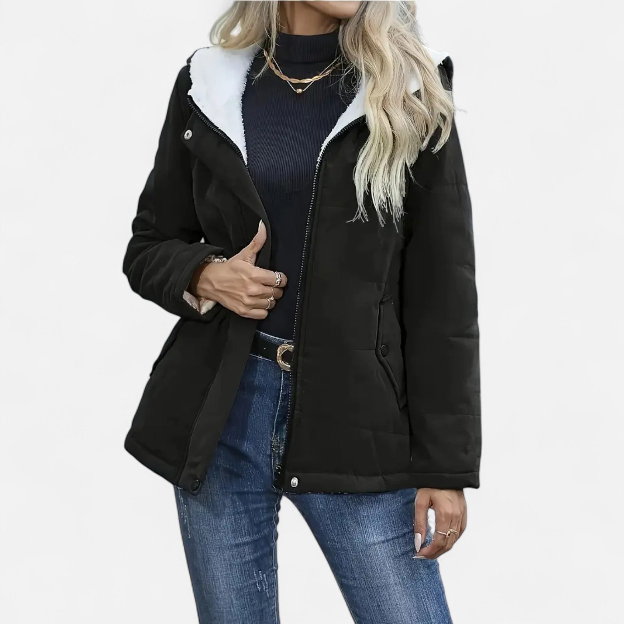Devinton | Women's Winter Jacket with Fleece Lining