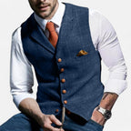 Herre Vest Tweed Vintage Bryllup Fest