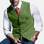 Herre Vest Tweed Vintage Bryllup Fest