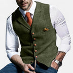Herre Vest Tweed Vintage Bryllup Fest